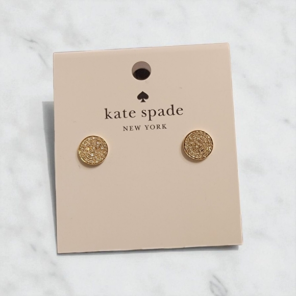 kate spade Jewelry - Kate Spade Rose gold earrings/Dustbag Included